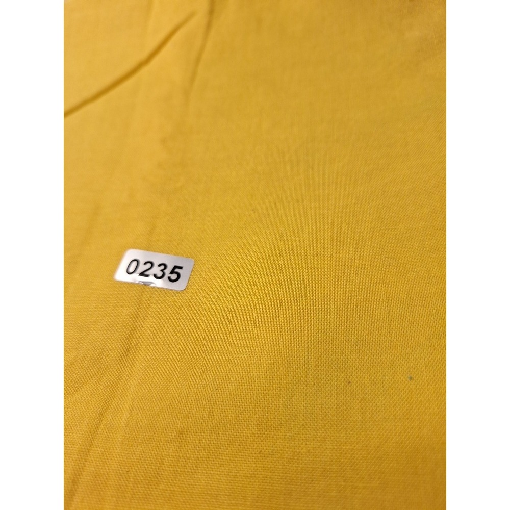 34 Inch Remnant Yellow Cotton Fabric